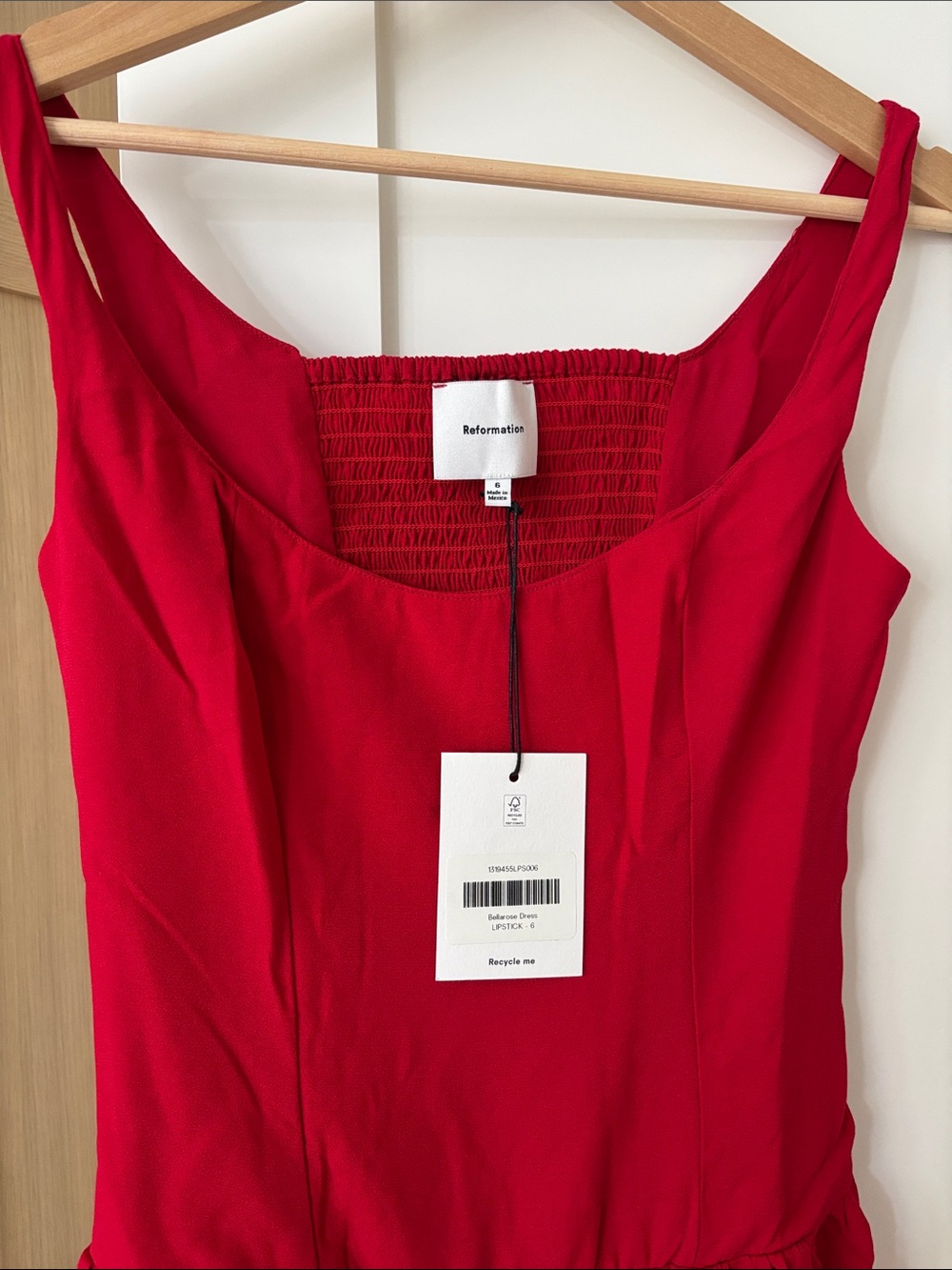 Reformation Bellarose Dress size 6 NWT - Picture 4 of 7